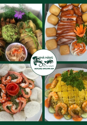 Tiệc cưới Tân Trụ- các món ăn khi bạn đặc tiệc tại Nhà hàng Thủy Mộc