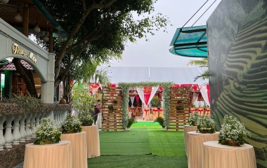 Không gian tiệc cưới Thủy Mộc