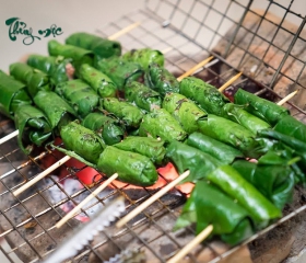 Bò lá lốt nướng