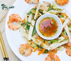 Gỏi củ hủ dừa tôm thịt