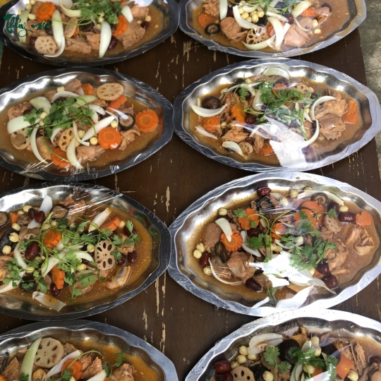 Món ăn được thay đổi hằng ngày đa dạng 