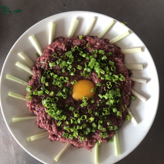 Bồ câu được chế biến món cháo 