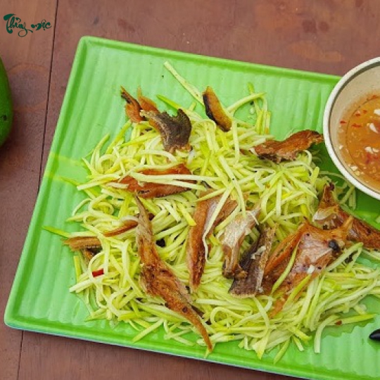 Gỏi xào khô cá lóc