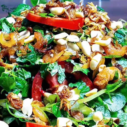 Gỏi rau càng cua tôm khô